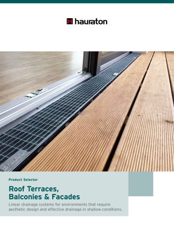 Roof Terraces, Balconies & Facades