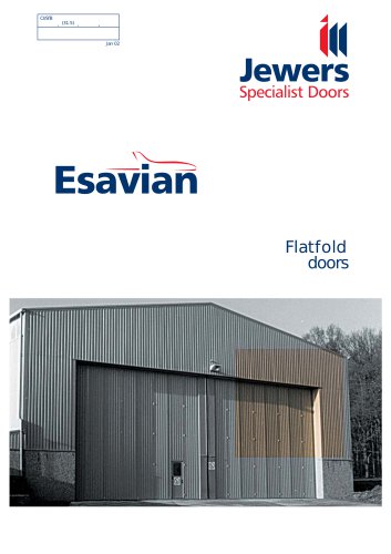 Flatfold doors