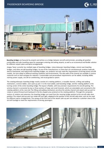 Tianyi Passenger boarding bridge