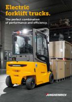 Electric forklift trucks