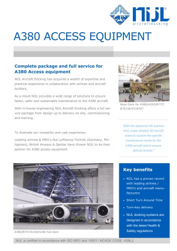 NIJL A380 access equipment