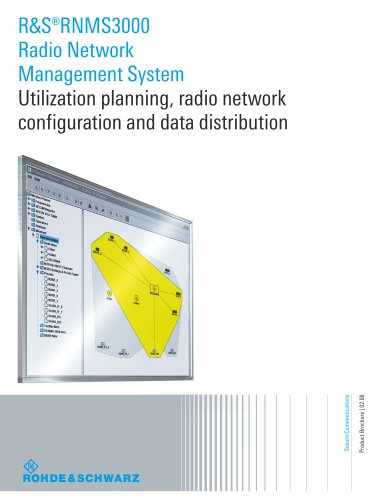 R&S®RNMS3000 Radio Network Management System