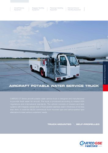 Aircraft Potable Water Service Truck