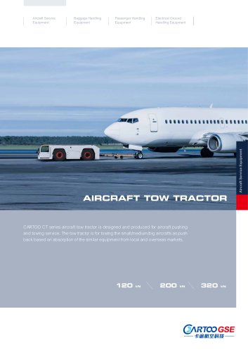 Aircraft Tow Tractor CT-T150,CT-T400,CT-T280