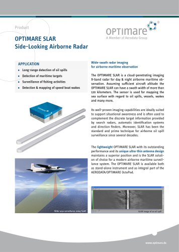 OPTIMARE SLAR Side-Looking Airborne Radar