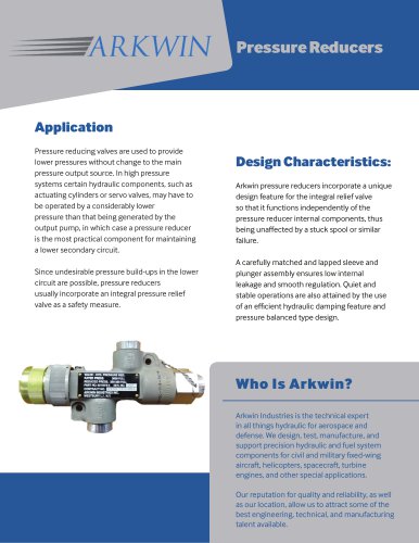Pressure Reducers