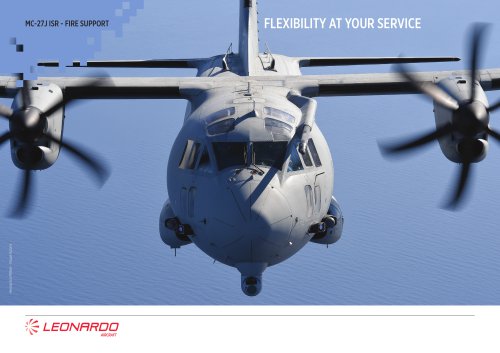 MC-27J ISR - FIRE SUPPORT FLEXIBILITY AT YOUR SERVICE