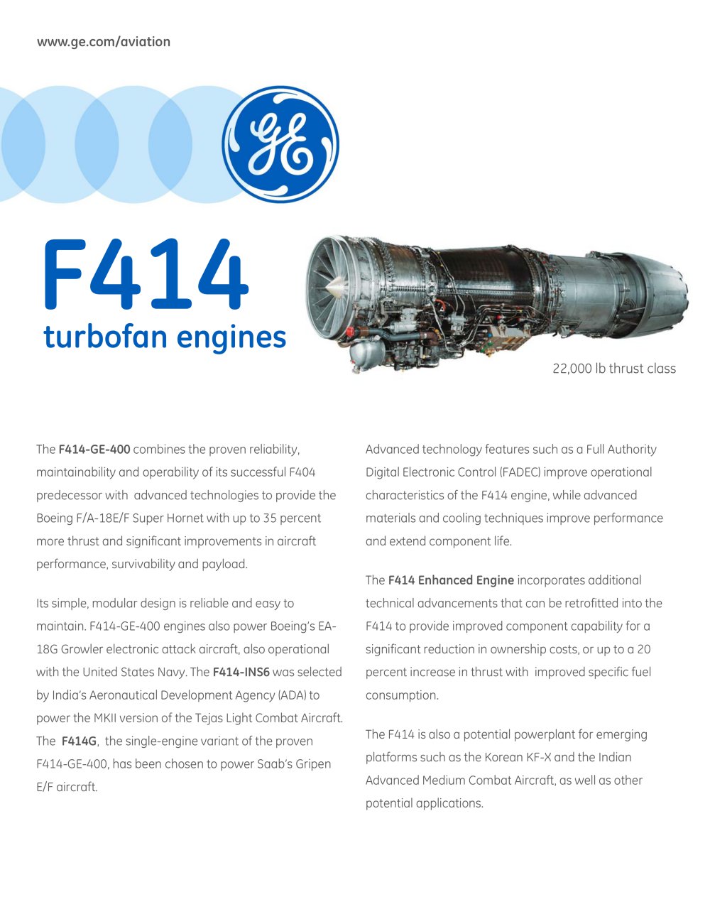 F414 - GE AVIATION