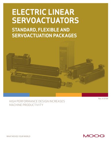 Electric Linear Servoactuators