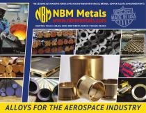 ALLOYS FOR THE AEROSPACE INDUSTRY