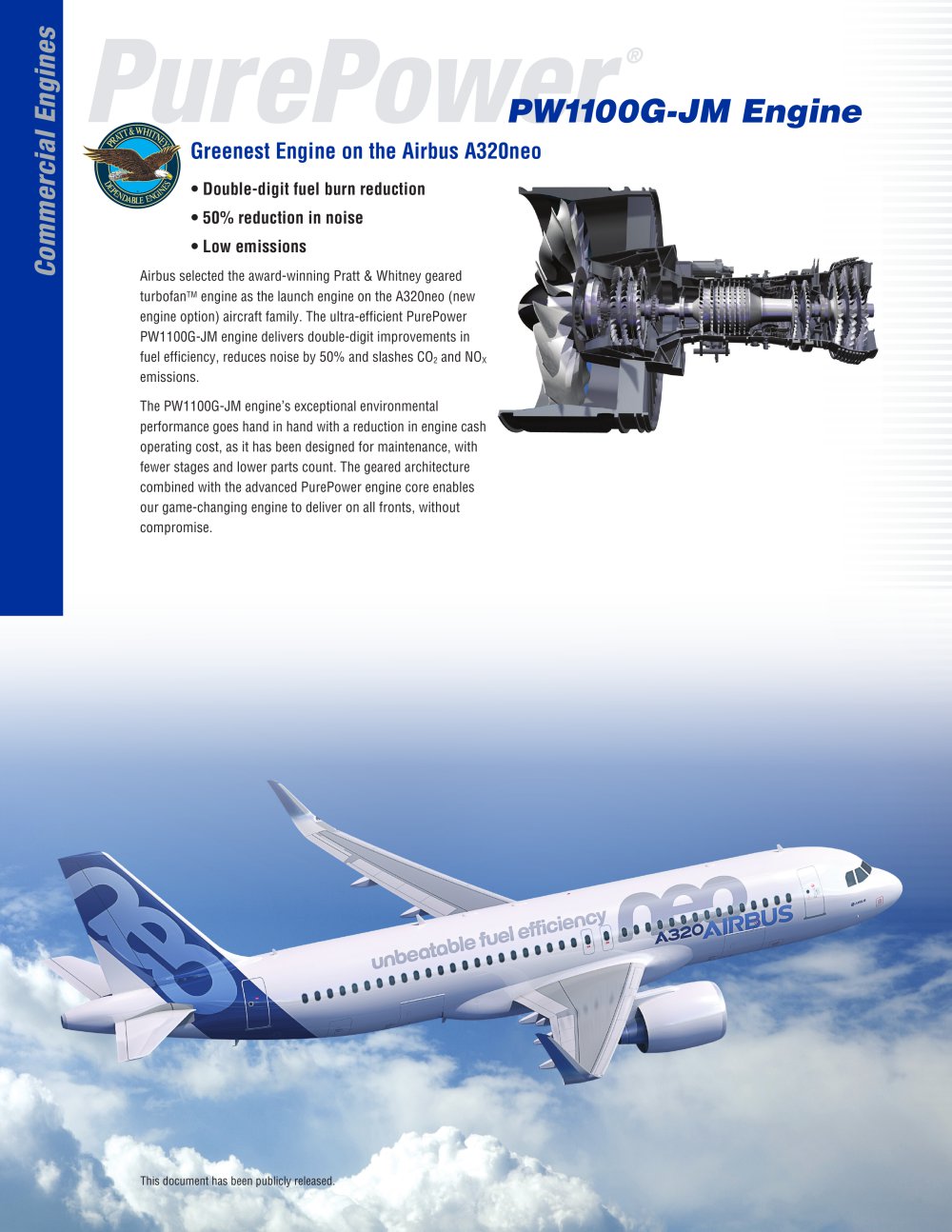 PW1100G-JM Engine - PRATT & WHITNEY