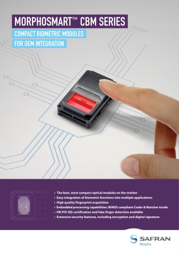 MorphoSmart CBM Series brochure