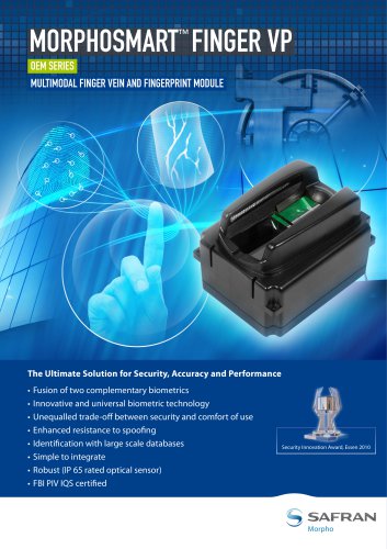 Multimodal Finger Vein and Fingerprint Module