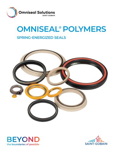 OMNISEAL&reg; POLYMERS SPRING-ENERGIZED SEALS