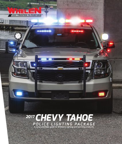 Police Lighting Package Tahoe