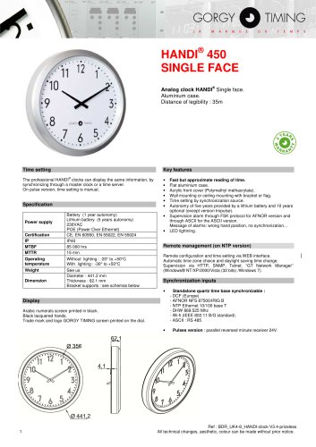 HANDI®  450 SINGLE FACE