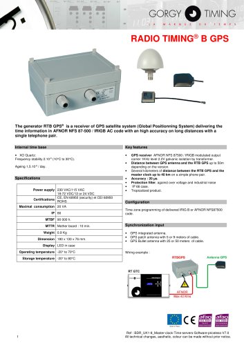 RADIO TIMING GPS