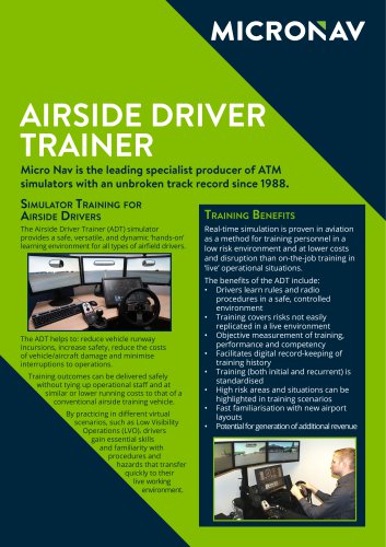 Airside Driver Trainer