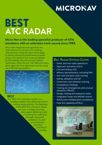 BEST Radar Brochure