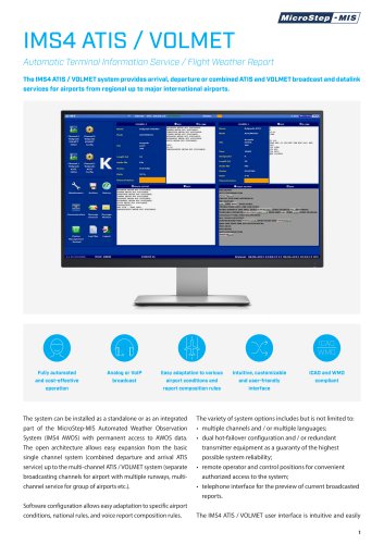 IMS4 ATIS / VOLMET