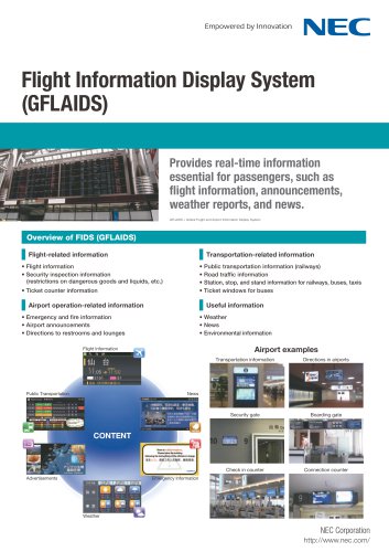 Flight Information Display System