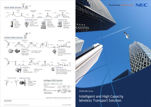 Intelligent and High Capacity Wireless Transport Solution