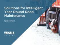 Solutions for Intelligent Year-Round Road Maintenance