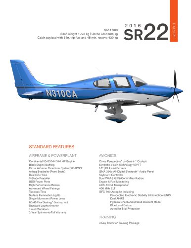 2016-SR22-Export-Pricesheet-v2