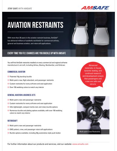 2015 Aviation Restraints