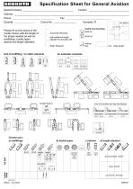 Specification Sheet for General Aviation