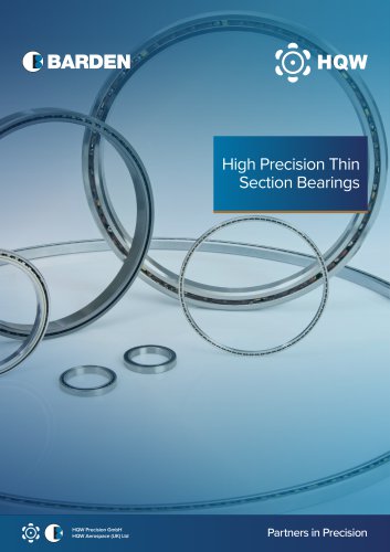 High Precision Thin Section Bearings