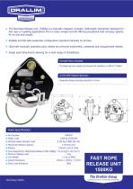Fast roping release unit 1500kg