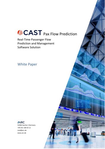 CAST Airport Passenger Flow Prediction and Management - White Paper