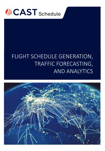 CAST Schedule Genertion, Traffic Forecasting and Analytics