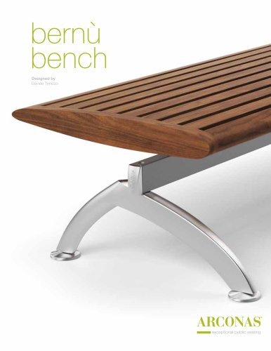 bernù® bench brochure