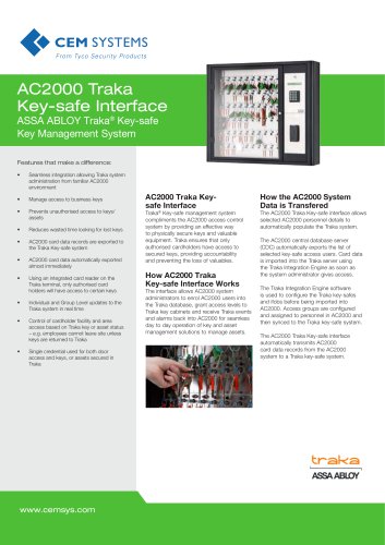 AC2000 Traka Key-safe Interface