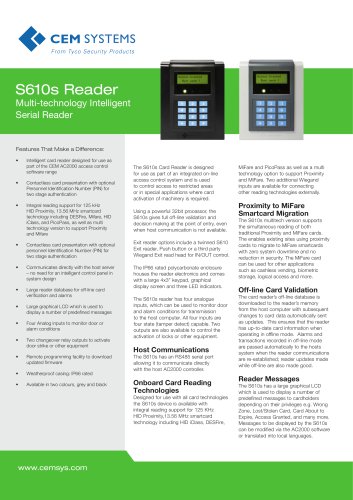 S610s Reader