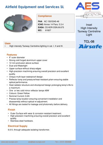 2 lamps Taxiway Centreline