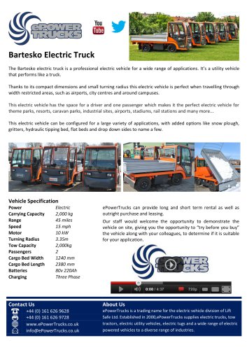 Bartesko Electric Truck