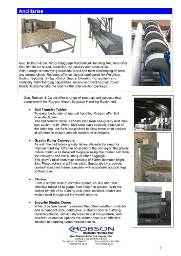 Ancillary Equipment