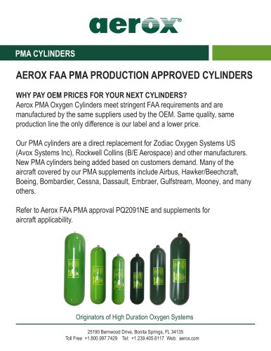 PMA CYLINDERS