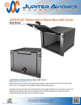 JA70-012C Twelve Dzus Glove Box with Cover