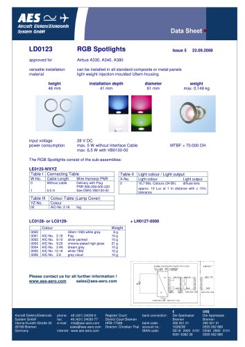 LD0123 Data sheet