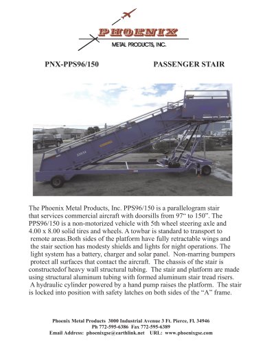 PNX-PPS60/90  PASSENGER STAIR