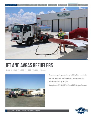 Jet and Avgas Refuelers