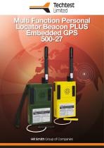 500-27 Multi Function Personal Locator Beacon + Embedded GPS