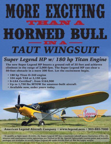Super Legend HP w/ 180 hp Titan Engine