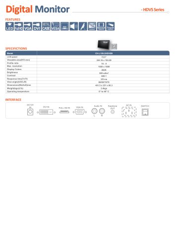 15.6" Digital Monitor