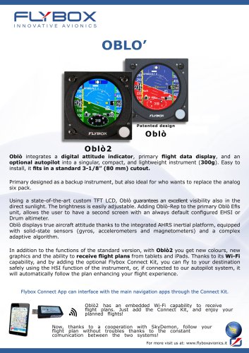 Flybox Avionics Obl&ograve;, Obl&ograve;2