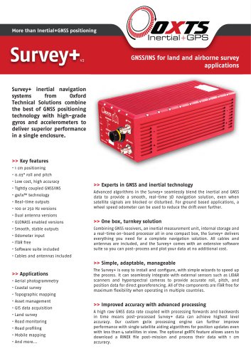 Survey+ brochure